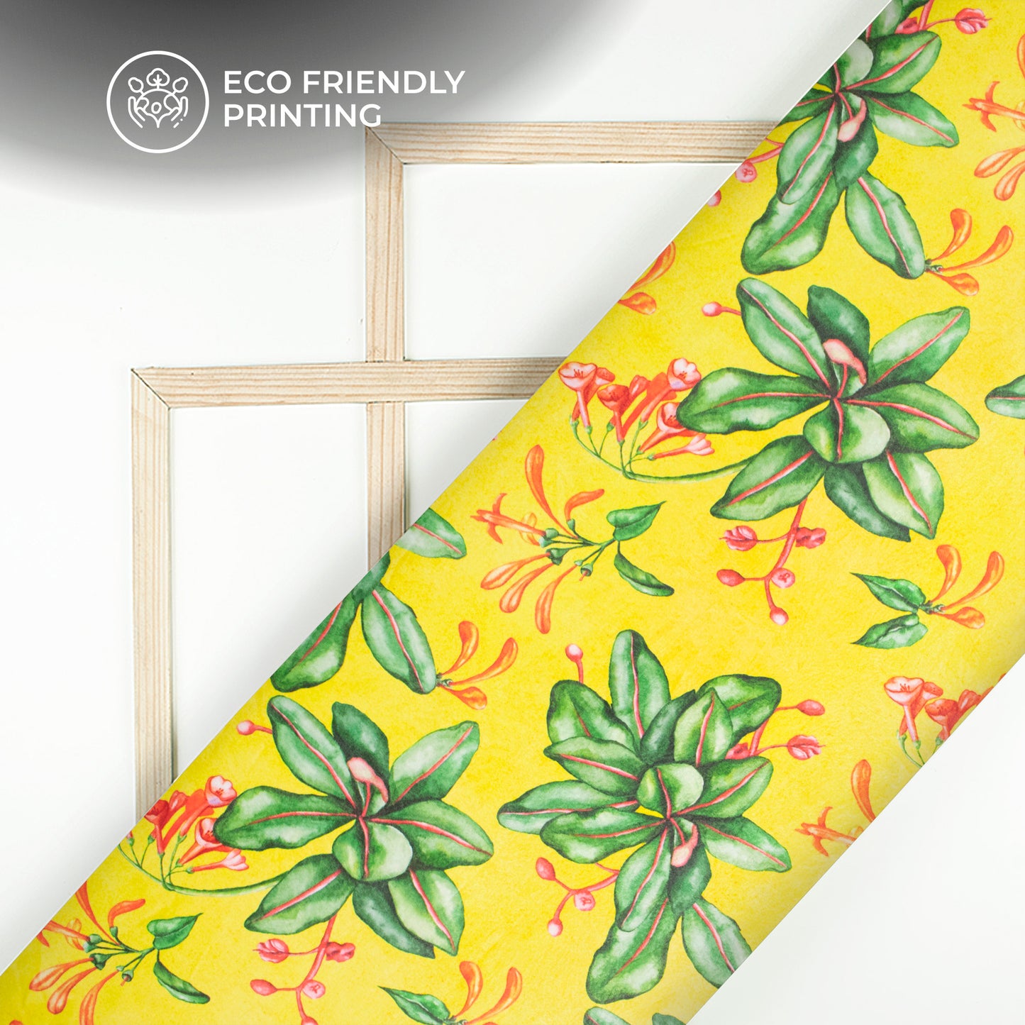 Recreate Luxury With Floral Digital Print Lush Satin Fabric