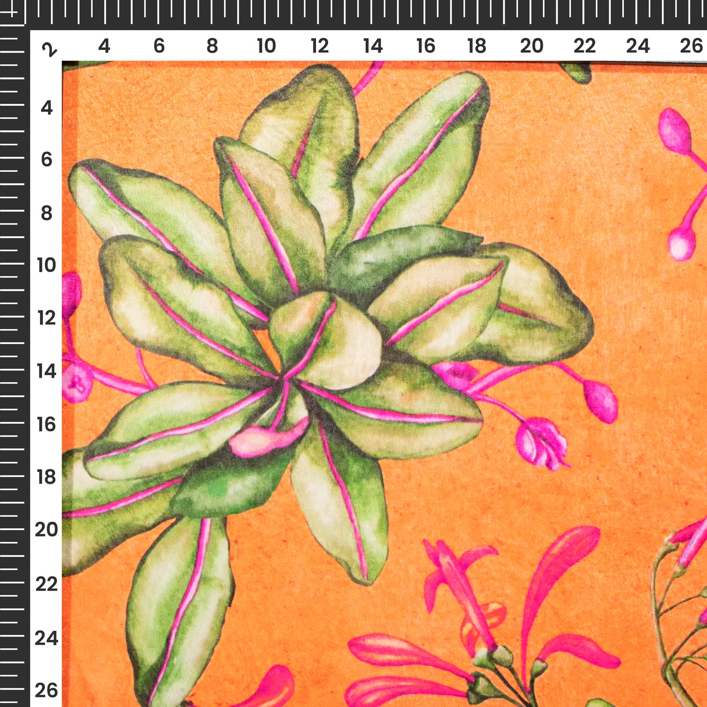 Recreate Luxury With Floral Digital Print Lush Satin Fabric