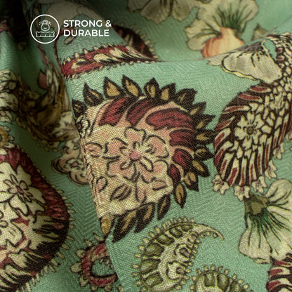 Floral Digital Print Elegant Blend Pashmina Fabric