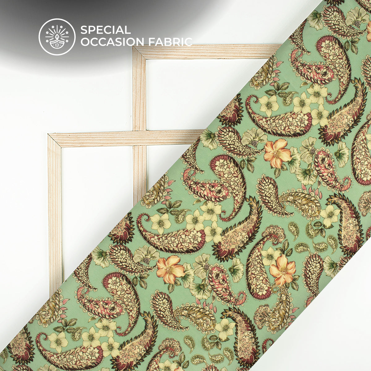 Floral Digital Print Elegant Blend Pashmina Fabric
