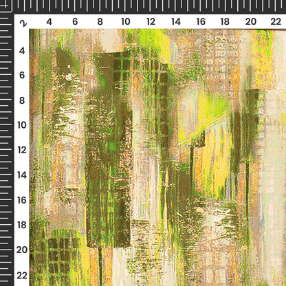 Popular  Abstract Digital Print Versatile Crepe Silk Fabric