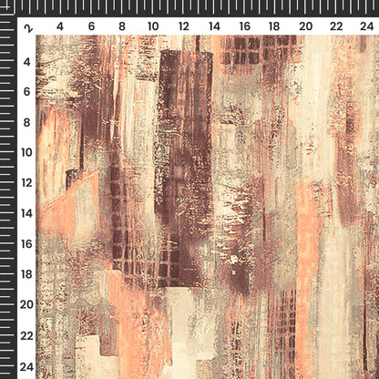 Popular  Abstract Digital Print Versatile Crepe Silk Fabric