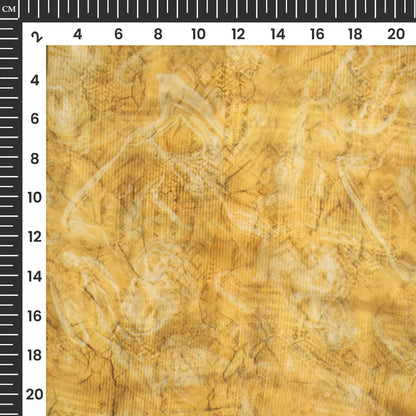 Goldenroad Geometric Digital Print Georgette Satin Fabric