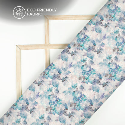 Multi-Color Floral Digital Print Lightweight Georgette Fabric