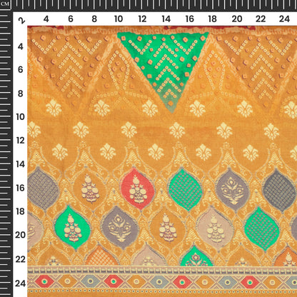 DesiCore Drop - Seamless Bandhani Digital Print Cotton Mulmul, Just In
