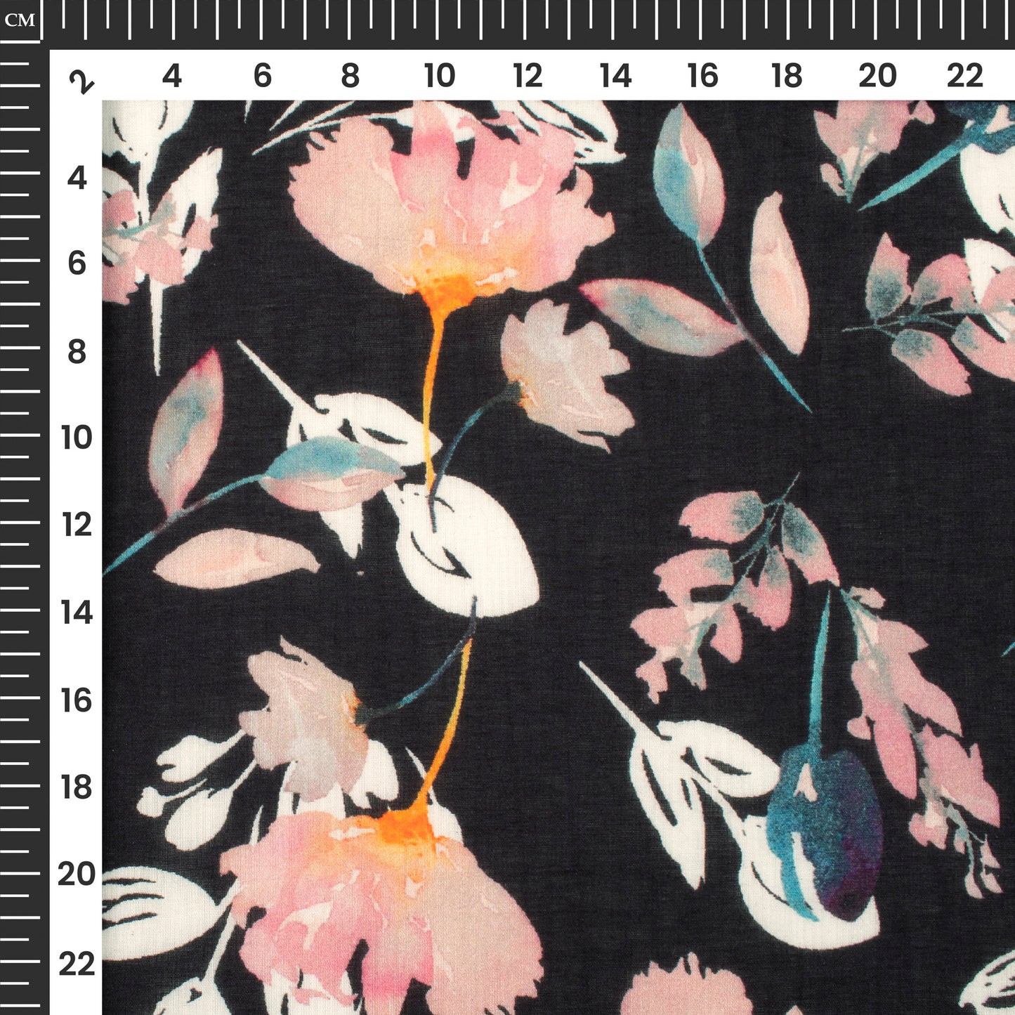 Nature's Charm: Digital Print Pure Cotton Mulmul Fabric