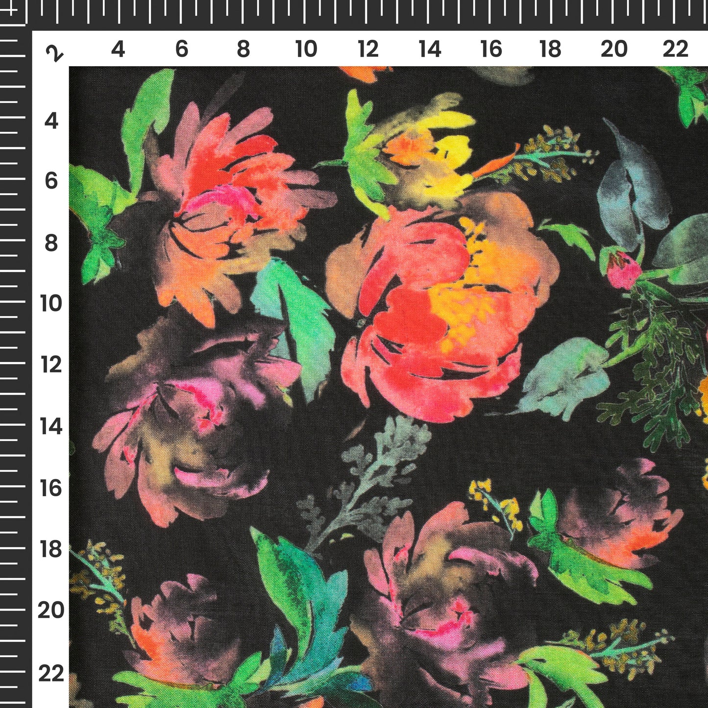 Botanial Beauty Digital Print Viscose Muslin Fabric