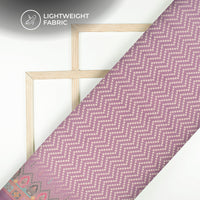 Trendy Chevron Bandhanii Digital Print Kota Doria Fabric