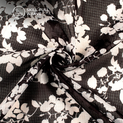 Top Selling Floral Digital Print Kota Doria Fabric