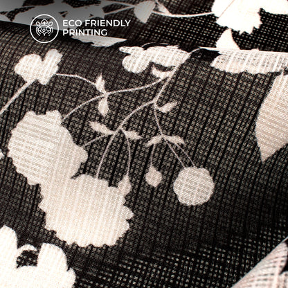 Top Selling Floral Digital Print Kota Doria Fabric