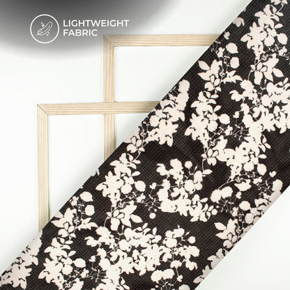 Top Selling Floral Digital Print Kota Doria Fabric