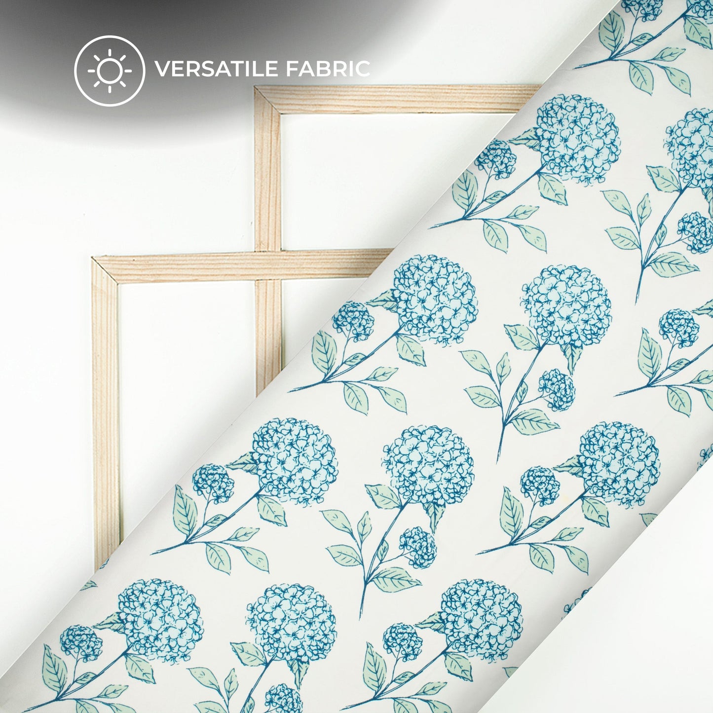 Blossom Soft: Floral Digital Print Poly Glazed Cotton Fabric