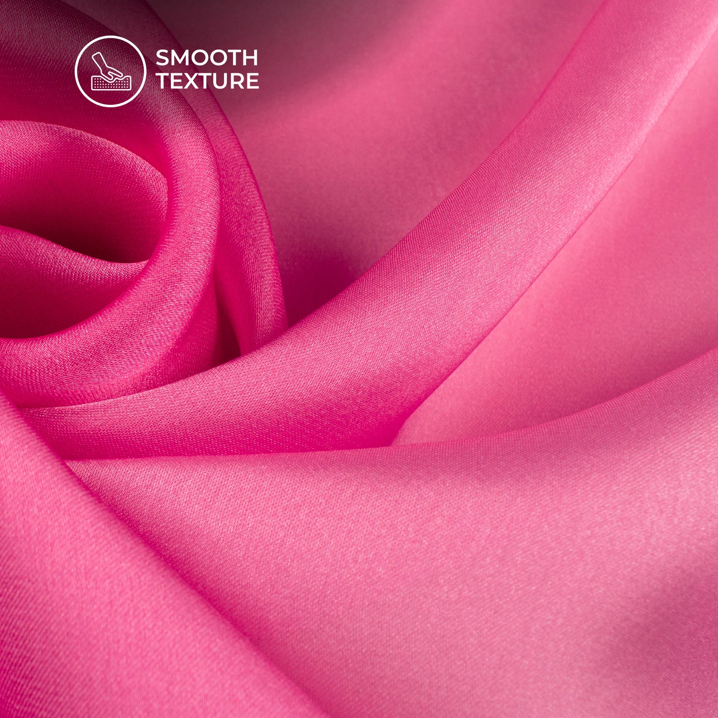 Beautiful Glossy: Ombre Digital Print Georgette Satin Fabric