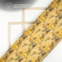 Enchanted Elegance: Silky Smooth Digital Print Art Tusser Silk Fabric