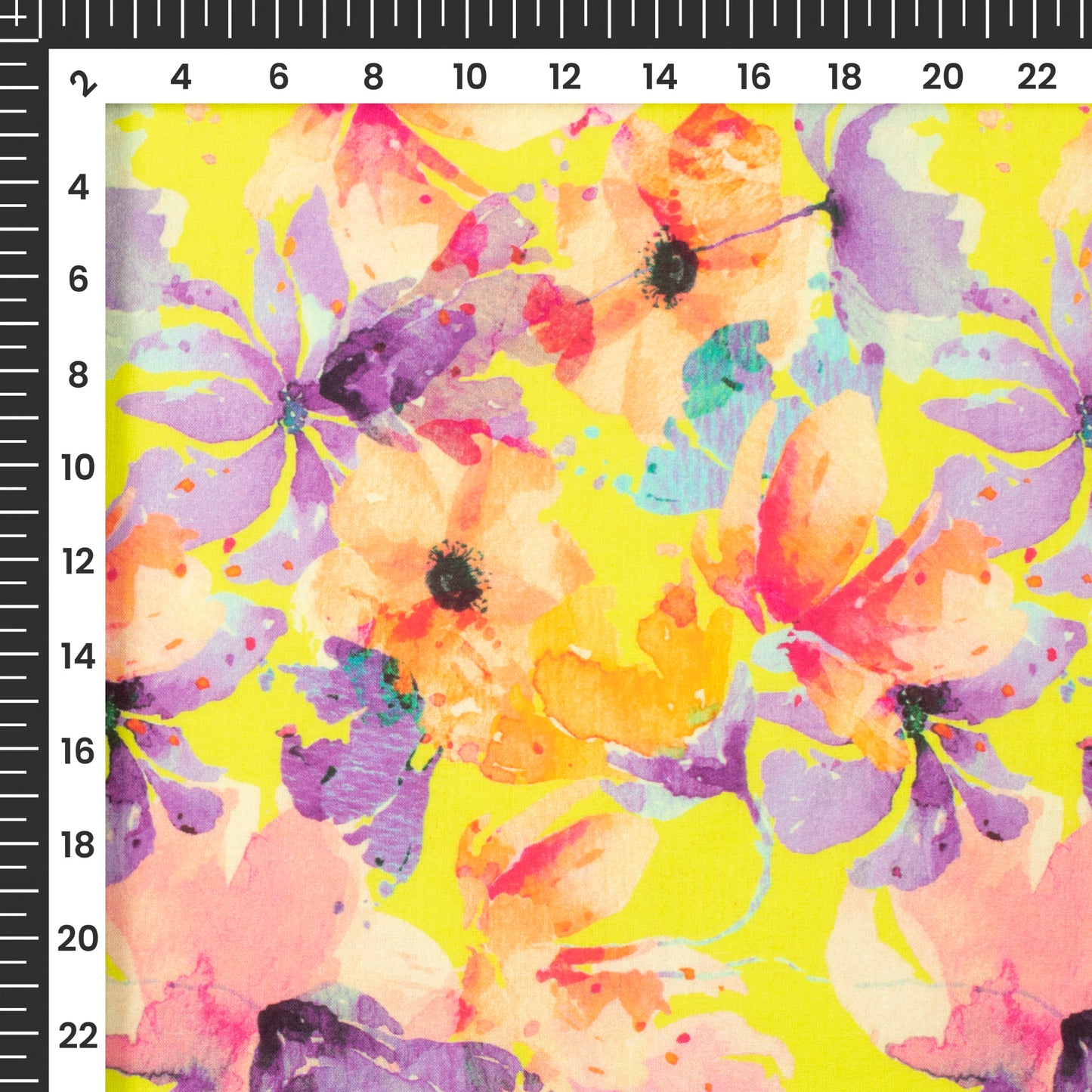 Cozy And Catchy: Floral Digital Print Cotton Cambric Fabric