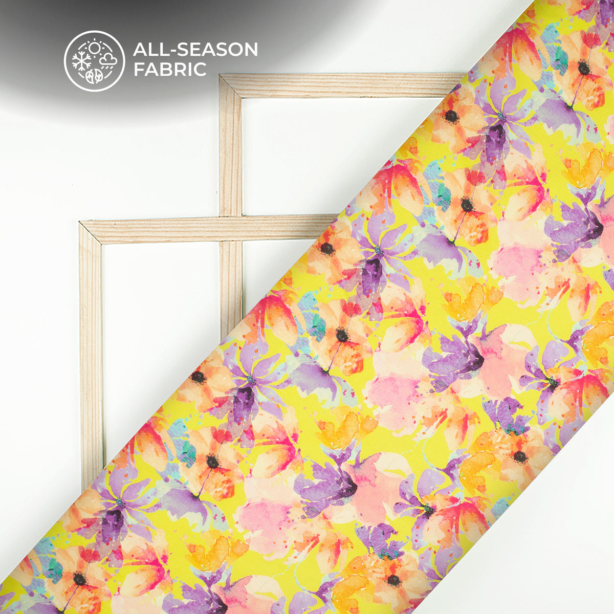 Cozy And Catchy: Floral Digital Print Cotton Cambric Fabric