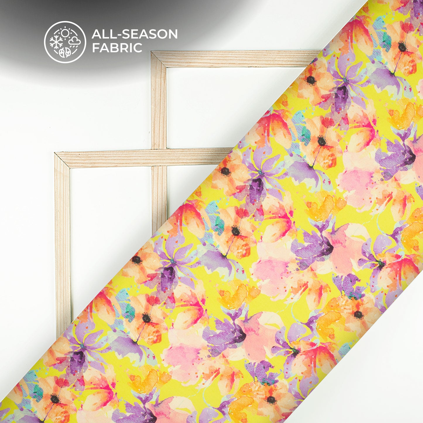 Cozy And Catchy: Floral Digital Print Cotton Cambric Fabric