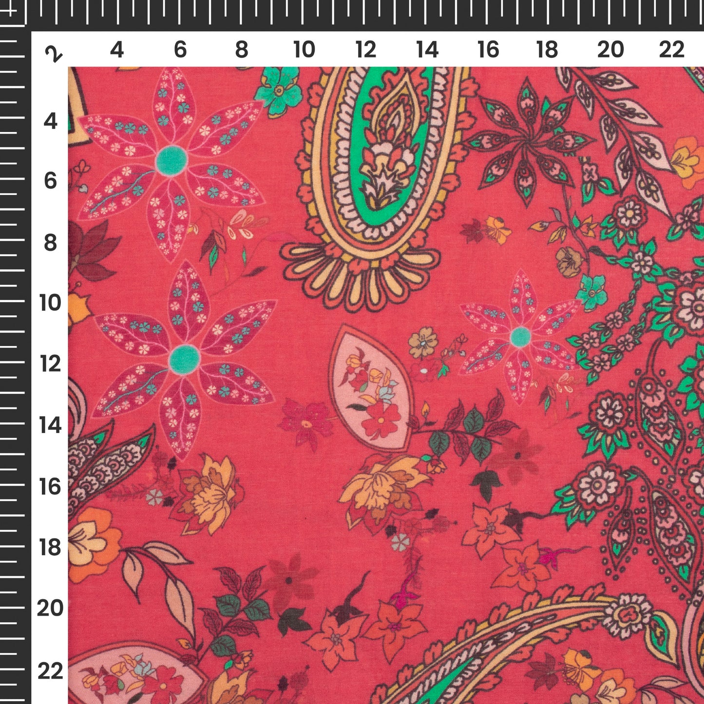 PastelParadise: Pretty Digital Print Pure Cotton Mulmul Fabric