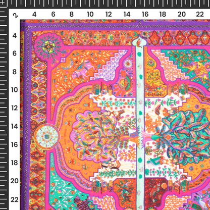 Supreme Comfort: Exquisite Traditional Digital Print Rayon Fabric