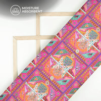 Supreme Comfort: Exquisite Traditional Digital Print Rayon Fabric