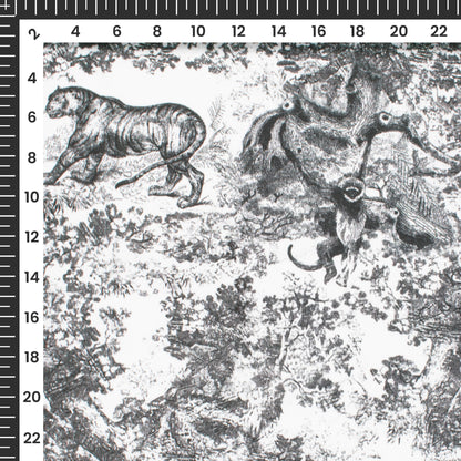 Chic Comfort: High-Quality Digital Print Rayon Fabric