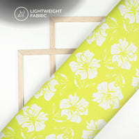 Floral Brush Strokes Seamless Digital Print Chinnon Chiffon Fabric