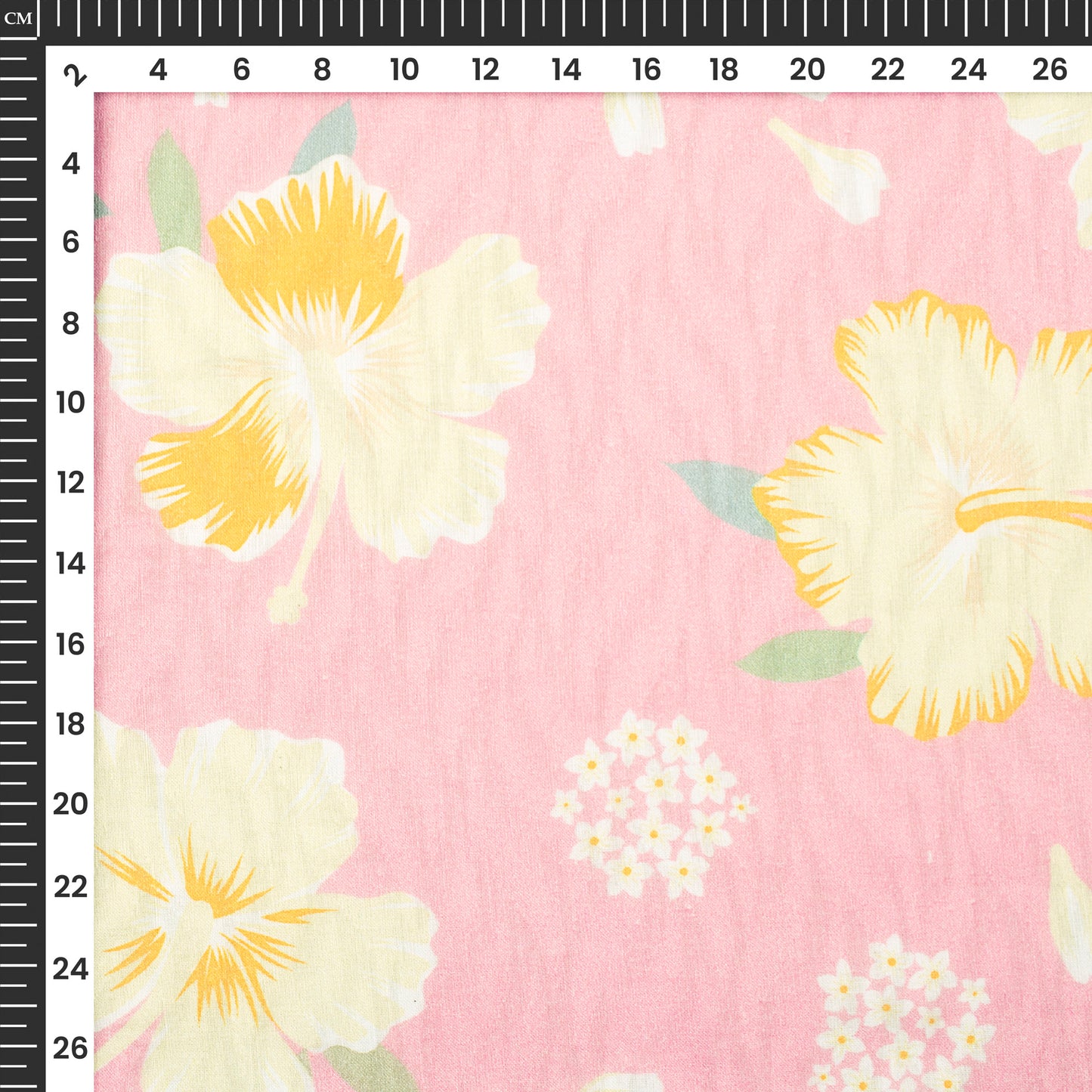 Glamorous Floral Digital Print Brasso Cotton Cambric Fabric