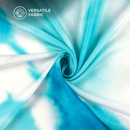 Bestselling Tye And Dye Digital Print Flat Silk Fabric