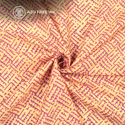 Cool Seamless Geometric Digital Print Muslin Fabric