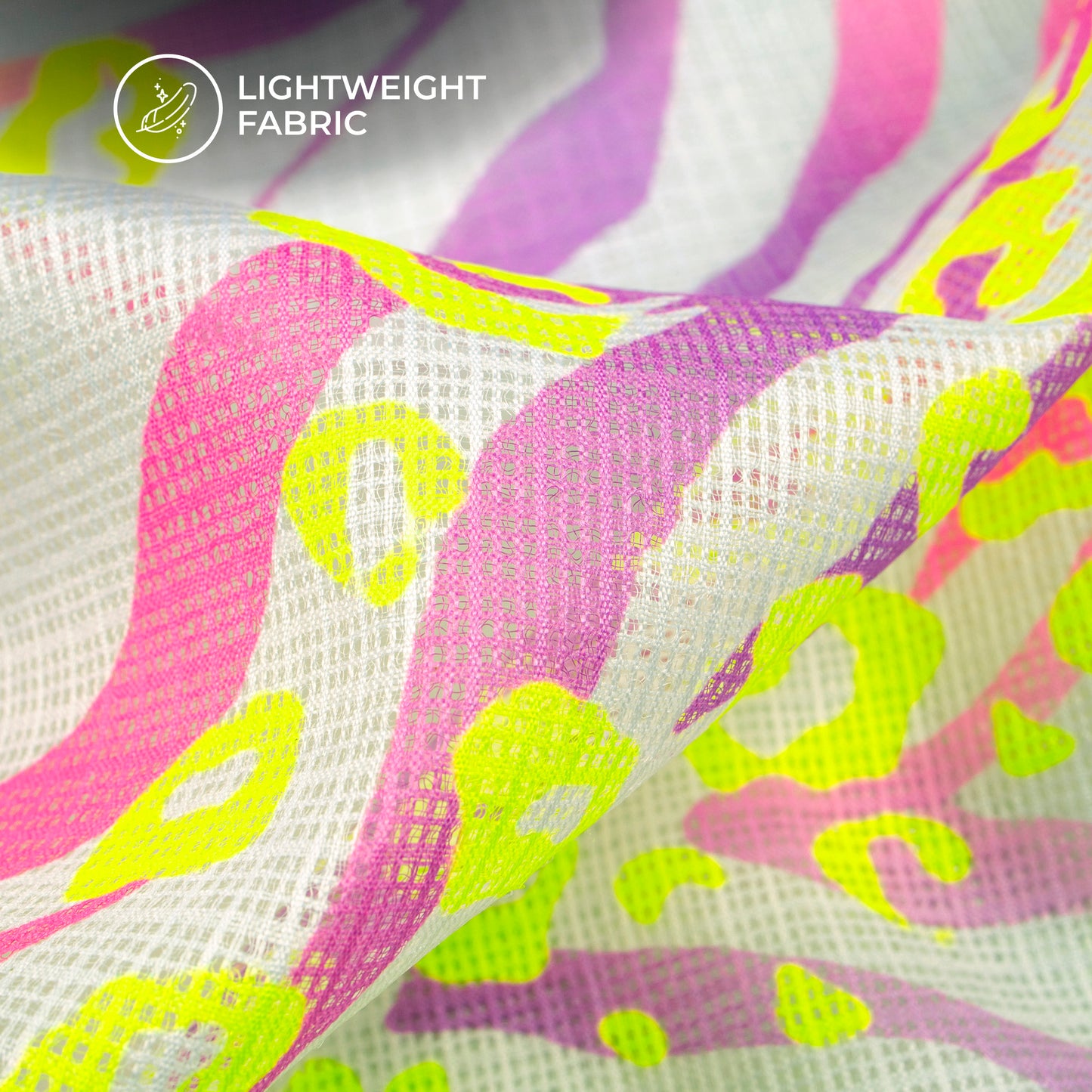 NeonKota Beast Mode: Digital Print Kota Doria Designed to Dazzle, Born to Roar