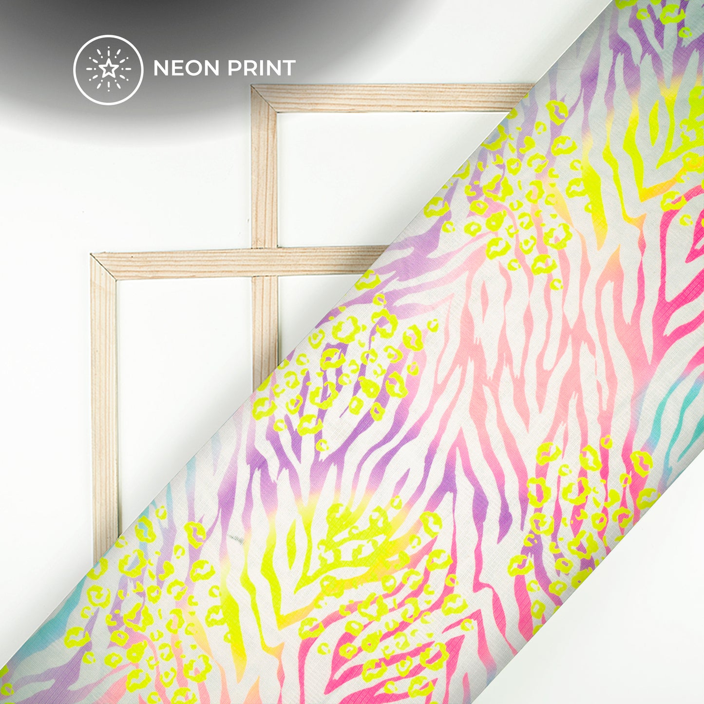 NeonKota Beast Mode: Digital Print Kota Doria Designed to Dazzle, Born to Roar