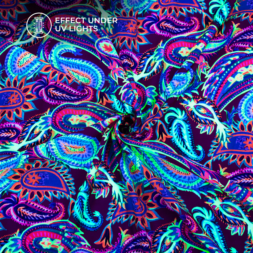 Fablab Neon - Japan Satin Neon Digital Print Fabric For Trendsetters