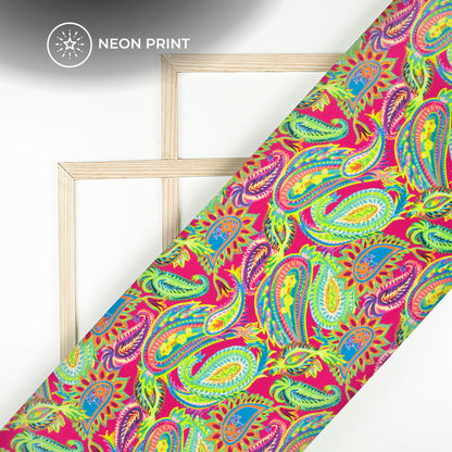 Fablab Neon - Japan Satin Neon Digital Print Fabric For Trendsetters