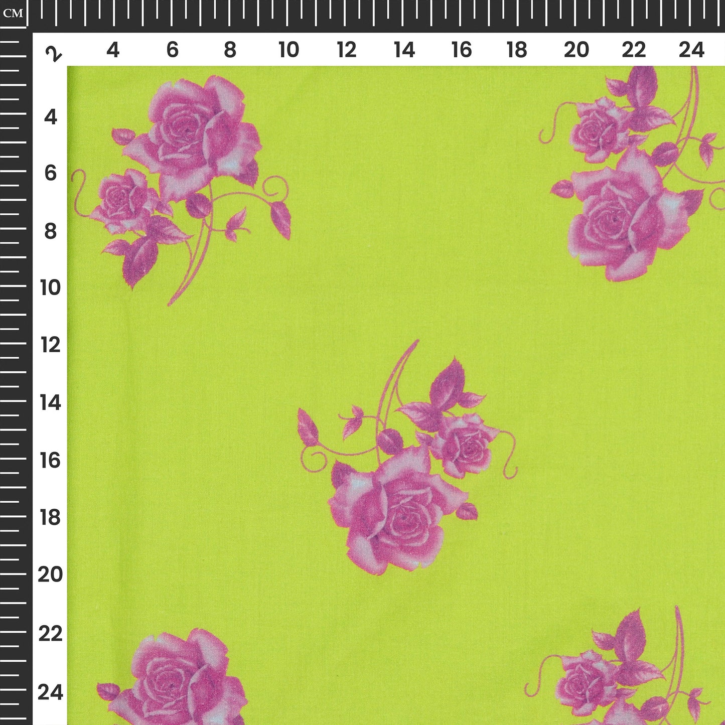 Anciant Rose Digital Print Cotton Cambric Fabric