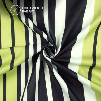 2026 Fabric Hit - Striped Digital Print Poly Linen Fabric For DIY