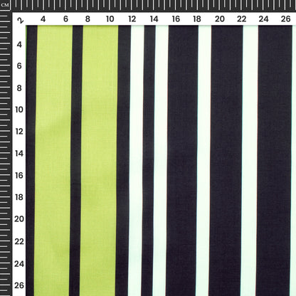 2026 Fabric Hit - Striped Digital Print Poly Linen Fabric For DIY