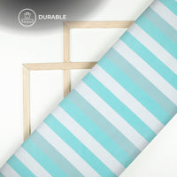 #1 Style Choice - Stripes Digital Print Poly Linen fabric