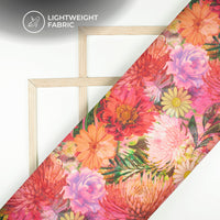 #1 Trend: Seamless Digital Print Floral Kota Doria Fabric For Fashionistas