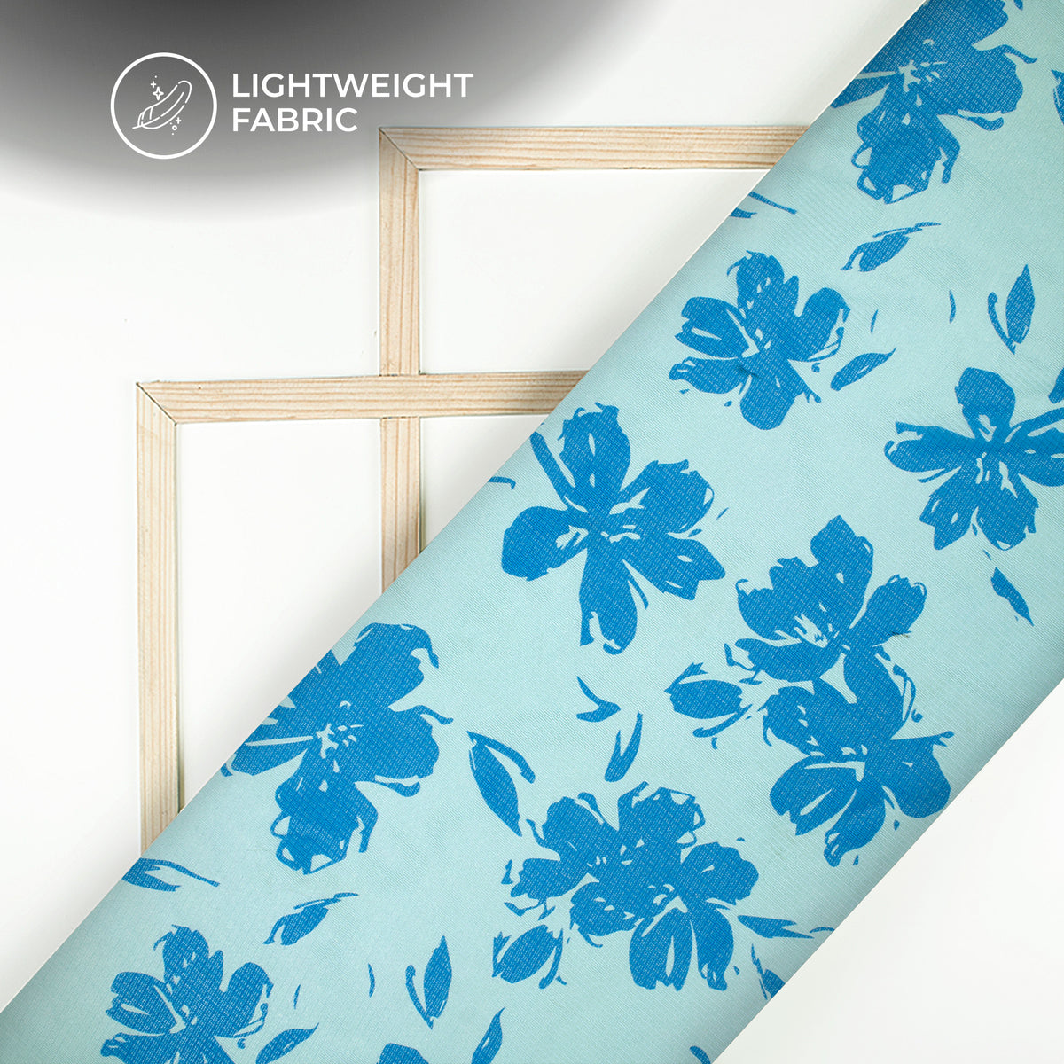 Scroll-Stopping Digital Print Floral Kota Doria Fabric For Everyday Style