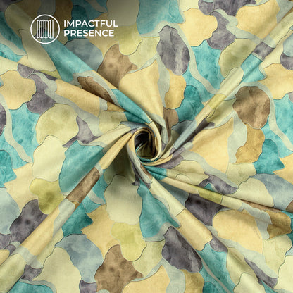 Dreampatch Drift - Designer Digital Print Flat Silk Fabric For Insta-Ready Fits