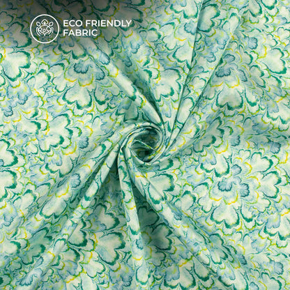 Seamless Classic Floral Digital Print Crepe Silk Fabric