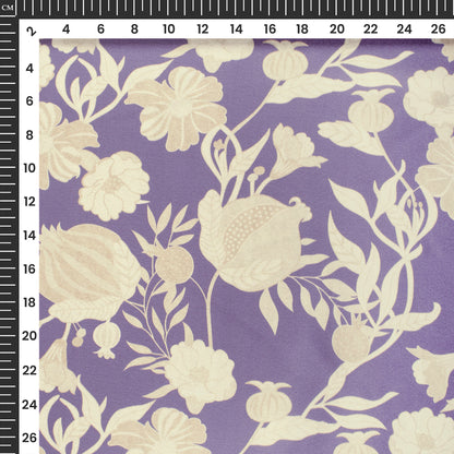 Top Selling Floral Digital Print Japan Satin Fabric