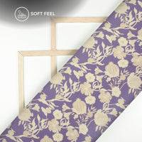 Top Selling Floral Digital Print Japan Satin Fabric