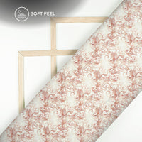 Designer Paisley Digital Print Fabric On Japan Satin