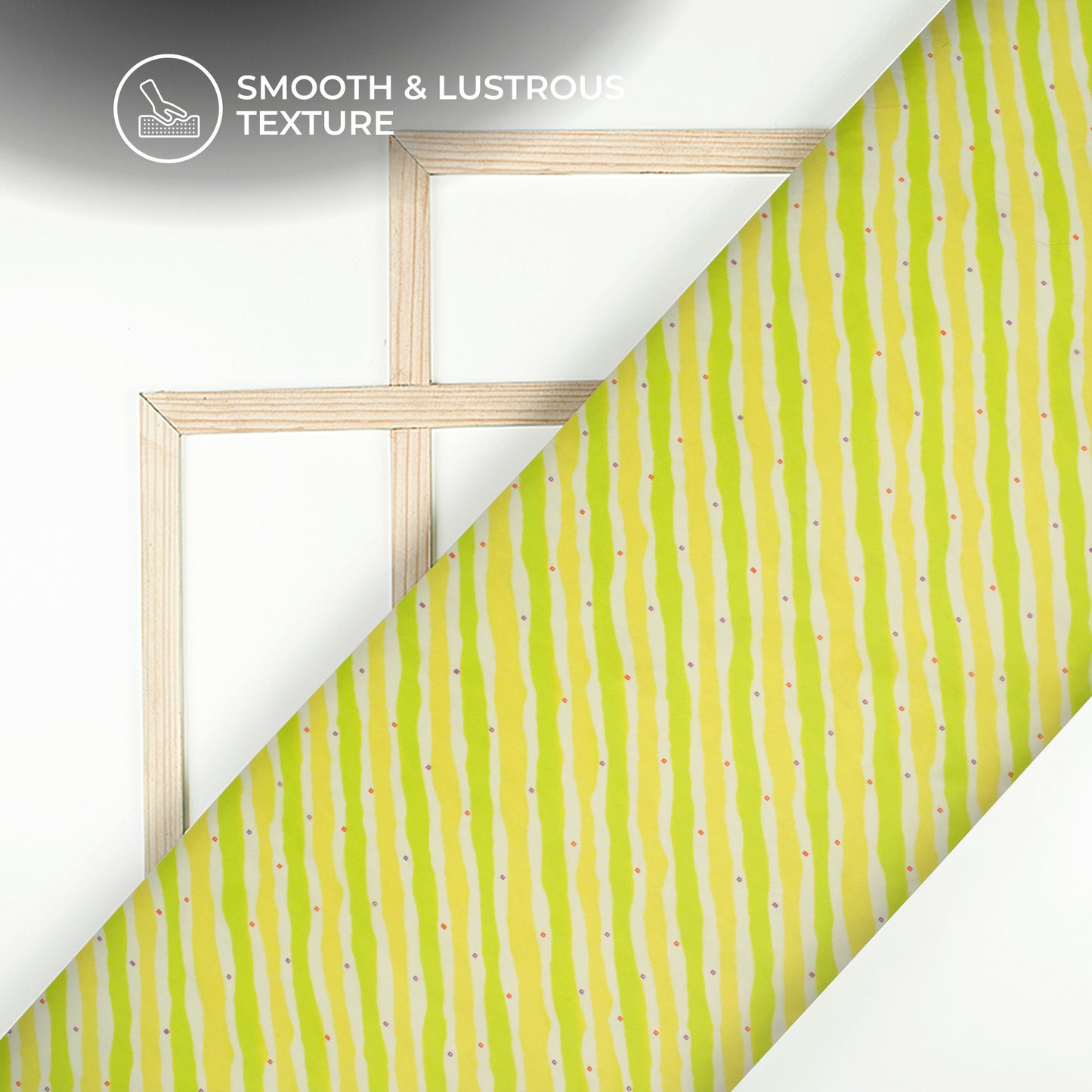 Mint Green Bandhani,Leheriya Digital Print Organza Satin Fabric