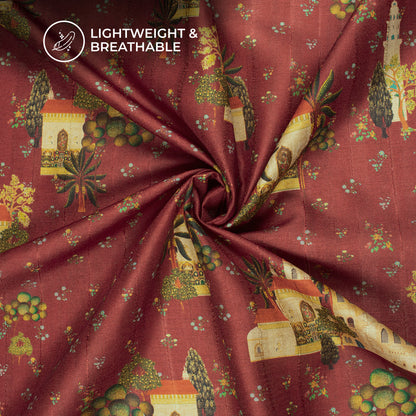 Vintage Bloom Vibe - #1 Art Tusser Silk Fabric 2026