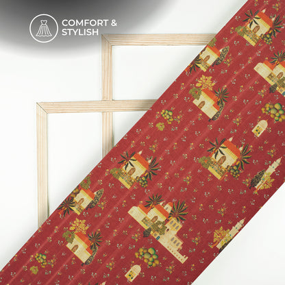 Vintage Bloom Vibe - #1 Art Tusser Silk Fabric 2026