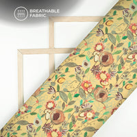 Golden Hour Botanica - Luxe Lightweight Georgette Fabric