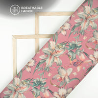 Eternal Orchid - Designer Lightweight Georgette Fabric