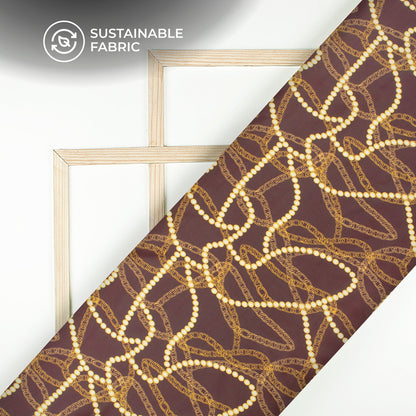 Chain Print Trendy Digital Print Poly Glazed Cotton Fabric